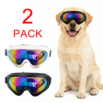 Dog Sunglasses – Adjustable Pet Goggles for Small Dogs