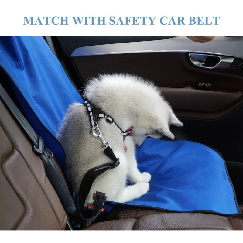 Dog Back Seat Cover – Waterproof Hammock for Cars, Trucks & Suvs
